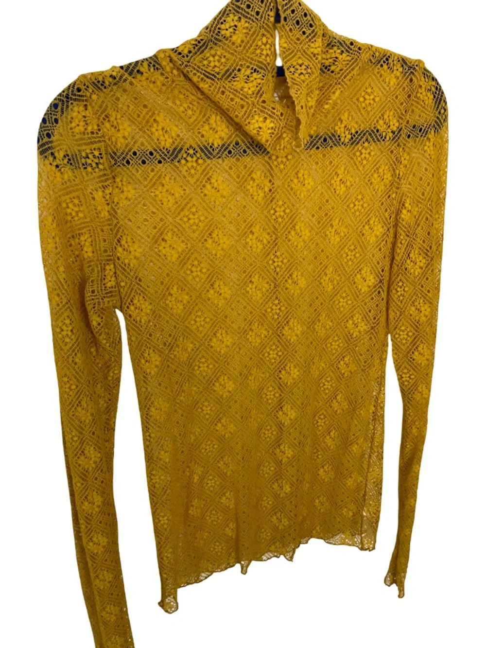 Free‎ People Sweet Memories Lace Turtleneck